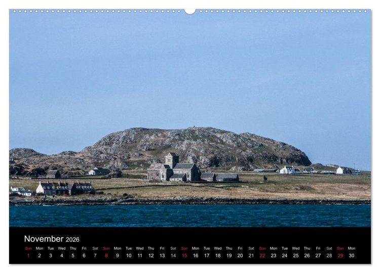 Produktbild: Iona Scotland's Mystical Isle (High Quality Premium Wall Calendar 2026 DIN A2 landscape),CALVENDO 12 Month Wall Calendar
