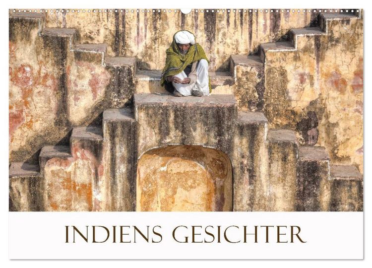 Produktbild: Indiens Gesichter (Wandkalender 2026 DIN A2 quer), CALVENDO Monatskalender