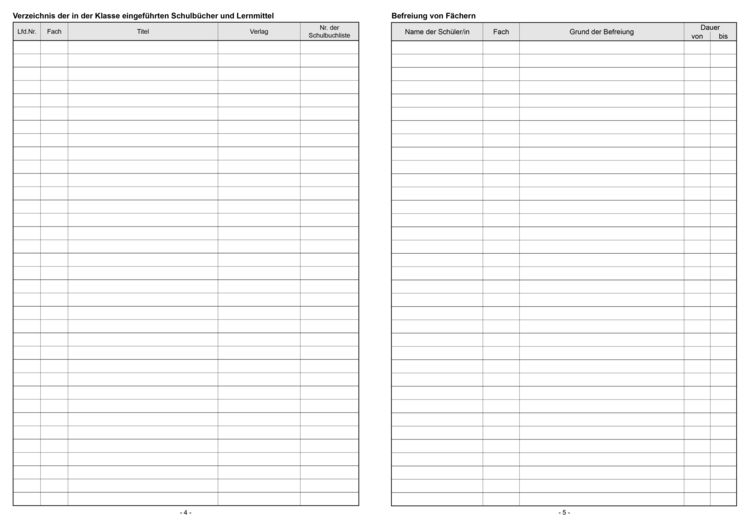 Produktbild: Klassenbuch "Standard", Umschlagfarbe: gelb