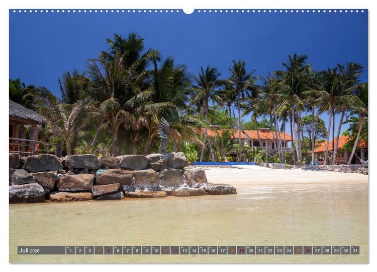 Produktbild: Vietnam, die sch&ouml;nsten Traumstr&auml;nde (Wandkalender 2026 DIN A2 quer), CALVENDO Monatskalender