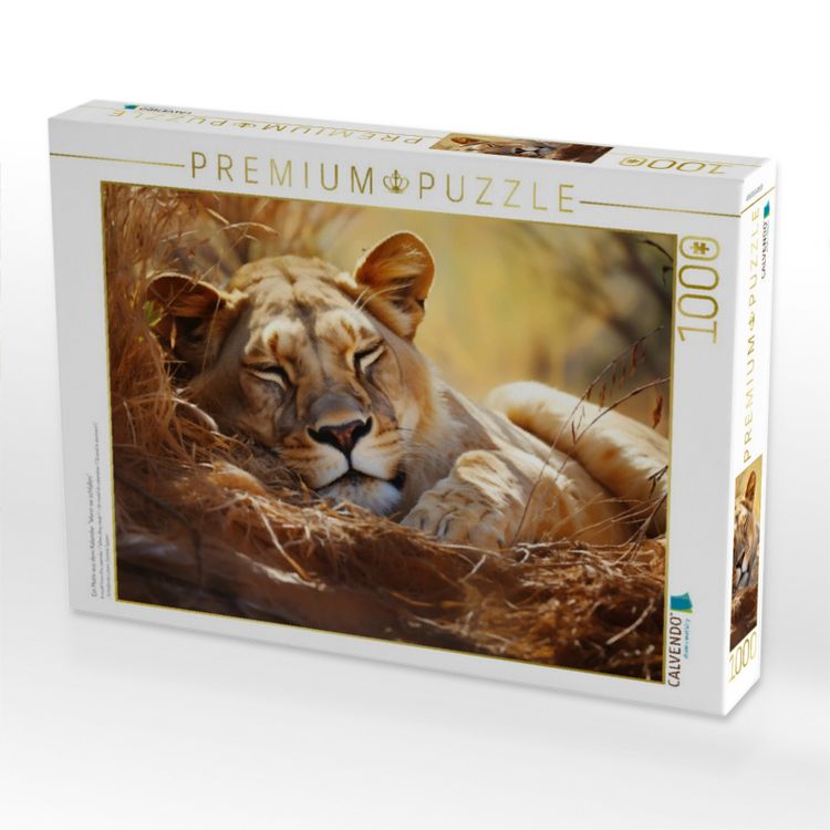Produktbild: CALVENDO Puzzle Ein Motiv aus dem Kalender "Wenn sie schlafen" | 1000 Teile Lege-Gr&ouml;&szlig;e 64x48cm Foto-Puzzle f&uuml;r gl&uuml;ckliche Stunden