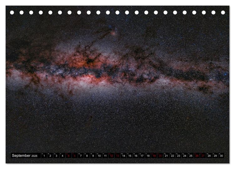 Produktbild: Deepsky XVII (Tischkalender 2026 DIN A5 quer), CALVENDO Monatskalender