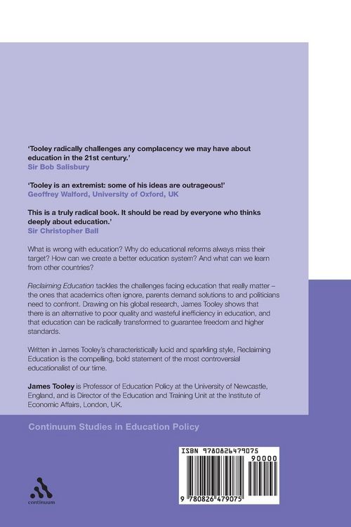 Produktbild: Reclaiming Education