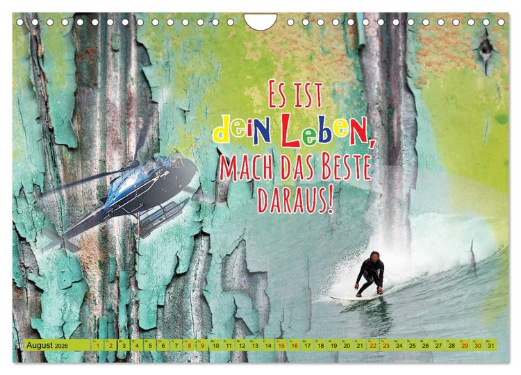 Produktbild: Erfolg hat 3 Buchstaben TUN (Wandkalender 2026 DIN A4 quer), CALVENDO Monatskalender