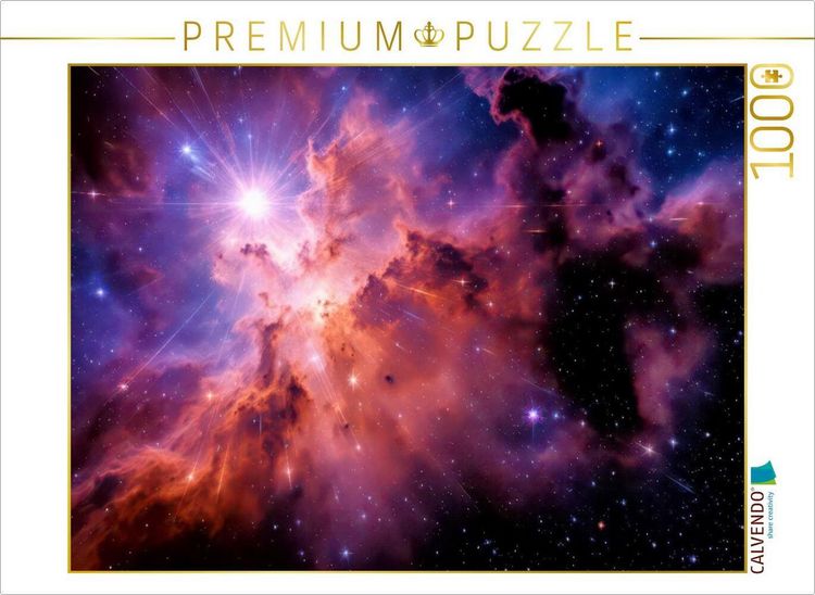 Produktbild: CALVENDO Puzzle Gammablitze, abstrakte Kunstwerke des Himmels. | 1000 Teile Lege-Gr&ouml;&szlig;e 64x48cm Foto-Puzzle f&uuml;r gl&uuml;ckliche Stunden