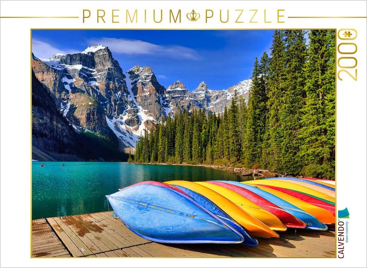 Produktbild: CALVENDO Puzzle Seine milchige, smaragdgr&uuml;ne F&auml;rbung hat ihre Ursache in feinen Gesteinspartikeln. | 2000 Teile Lege-Gr&ouml;&szlig;e 90x67cm Foto-Puzzle f&uuml;r gl&uuml;