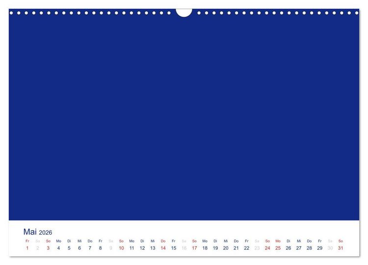 Produktbild: Farbiger Bastelkalender (Wandkalender 2026 DIN A3 quer), CALVENDO Monatskalender
