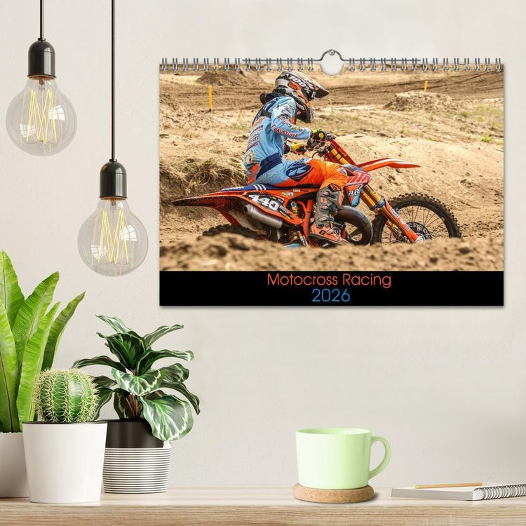 Produktbild: Motocross Racing 2026 (Wandkalender 2026 DIN A4 quer), CALVENDO Monatskalender