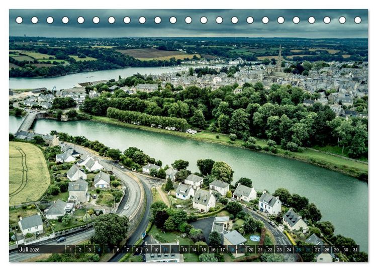 Produktbild: Bretagne zum Verlieben (Tischkalender 2026 DIN A5 quer), CALVENDO Monatskalender