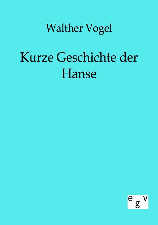 Produktbild: Kurze Geschichte der Hanse