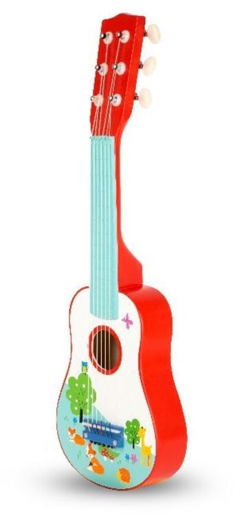 Small foot 10725 - Gitarre Kleiner Fuchs, Kinder-Musikinstrument, Holz, 53x17cm
