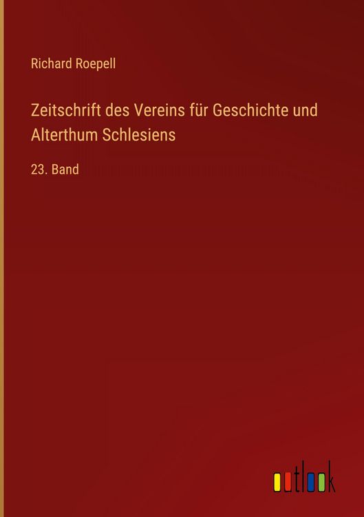 Produktbild: Zeitschrift des Vereins f&uuml;r Geschichte und Alterthum Schlesiens