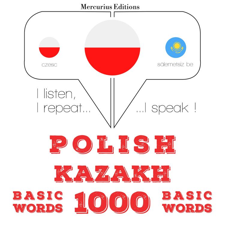 Produktbild: Polski - kazachskie: 1000 podstawowych sł&oacute;w
