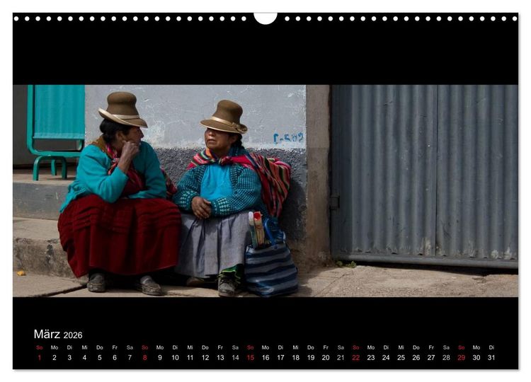 Produktbild: Peru & Bolivien - Land der Inka (Wandkalender 2026 DIN A3 quer), CALVENDO Monatskalender