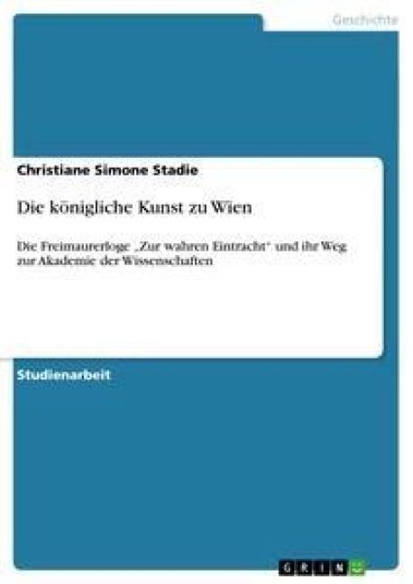 Produktbild: Die k&ouml;nigliche Kunst zu Wien