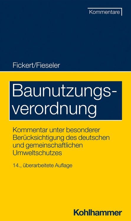 Produktbild: Baunutzungsverordnung