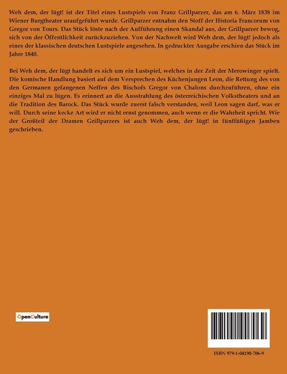 Produktbild: WEH DEM, DER LUEGT LUSTSPIEL