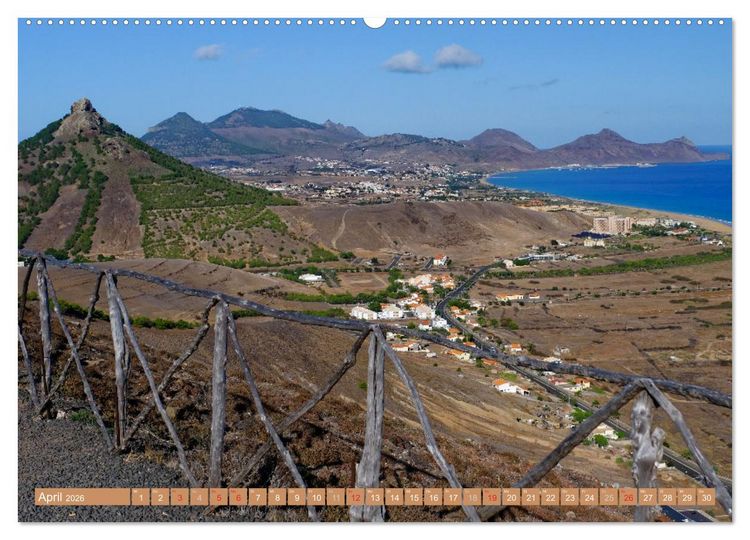 Produktbild: Porto Santo Trauminsel im Atlantik (hochwertiger Premium Wandkalender 2026 DIN A2 quer), Kunstdruck in Hochglanz