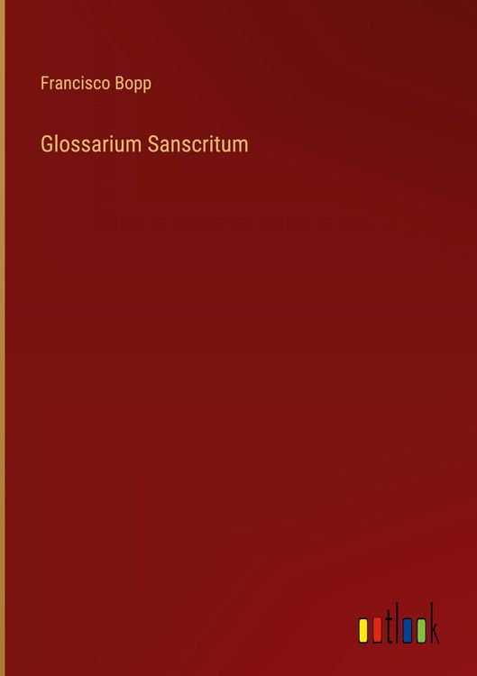 Produktbild: Glossarium Sanscritum
