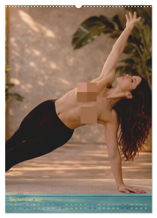 Produktbild: Sinnliches Yoga (Wandkalender 2027 DIN A2 hoch), CALVENDO Monatskalender