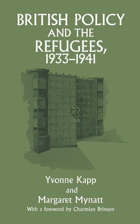 Produktbild: British Policy and the Refugees, 1933-1941
