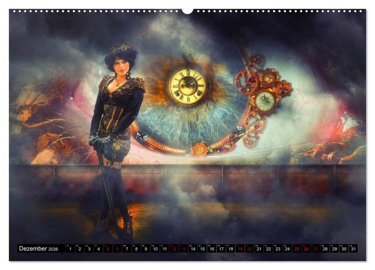 Produktbild: Steampunks (hochwertiger Premium Wandkalender 2026 DIN A2 quer), Kunstdruck in Hochglanz