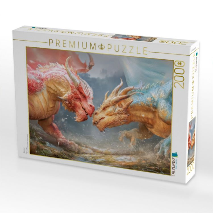 Produktbild: CALVENDO Puzzle Drachen | 2000 Teile Lege-Gr&ouml;&szlig;e 90x67cm Foto-Puzzle f&uuml;r gl&uuml;ckliche Stunden