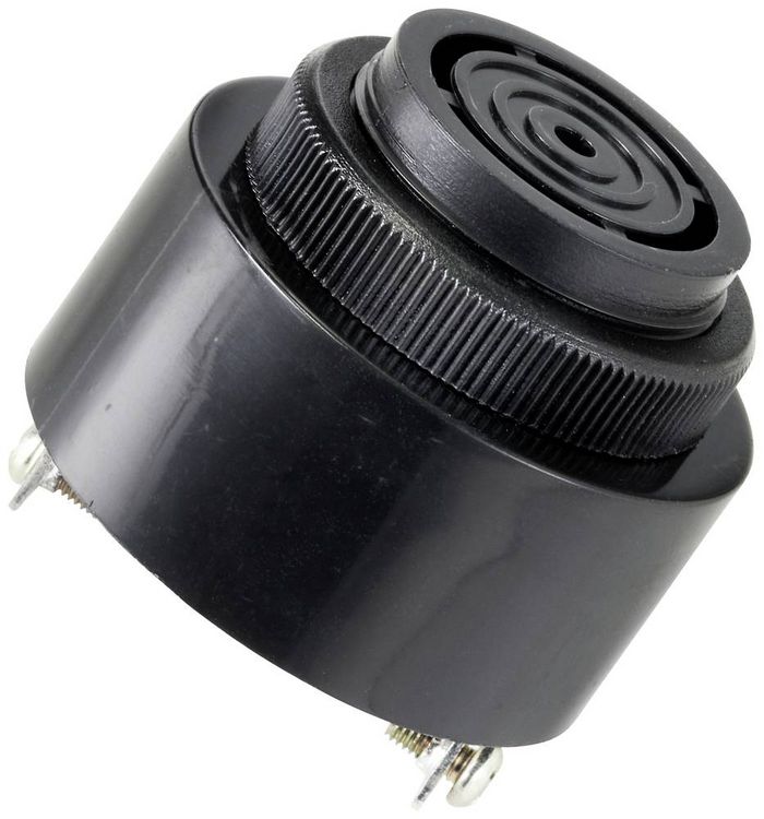 Produktbild: TRU COMPONENTS TC-10475808 Piezo-Signalgeber Ger&auml;usch-Entwicklung: 80 dB Spannung: 12 V/DC Dauerton 1 St.