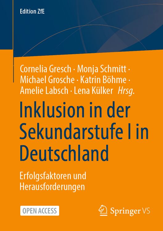 Produktbild: Inklusion in der Sekundarstufe I in Deutschland