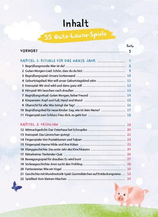Produktbild: 55 Gute-Laune-Spiele f&uuml;r den Morgenkreis
