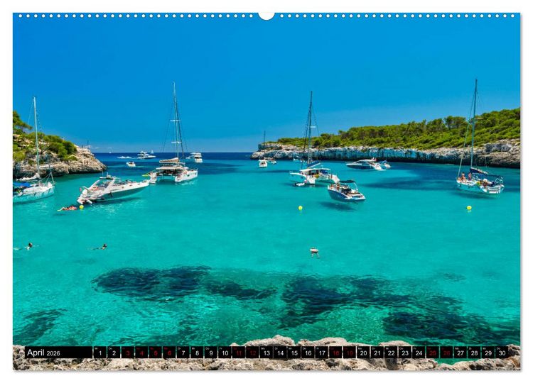 Produktbild: Mallorca - Ahoi (hochwertiger Premium Wandkalender 2026 DIN A2 quer), Kunstdruck in Hochglanz