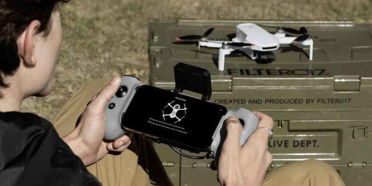 Produktbild: Potensic ATOM 2 Fly More Combo Quadrocopter RtF Kameraflug, GPS-Funktion Grau