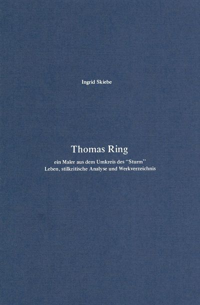 Produktbild: Thomas Ring - ein Maler aus dem Umkreis des "Sturm"