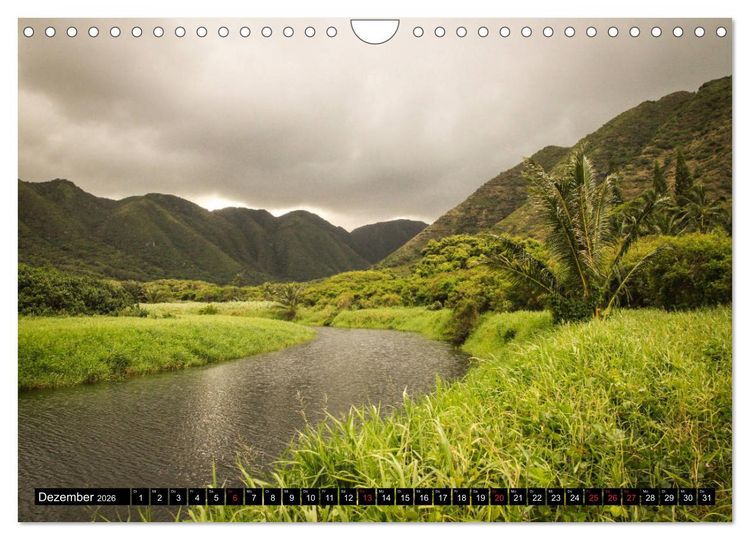 Produktbild: Wandern auf Hawaii - Berge im Pazifik (Wandkalender 2026 DIN A4 quer), CALVENDO Monatskalender