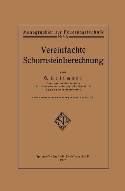 Produktbild: Vereinfachte Schornsteinberechnung