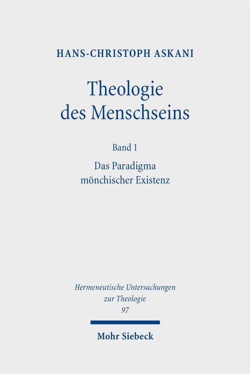Produktbild: Theologie des Menschseins I