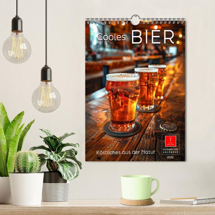Produktbild: Cooles Bier - K&ouml;stliches aus der Natur. (Wandkalender 2026 DIN A4 hoch), CALVENDO Monatskalender