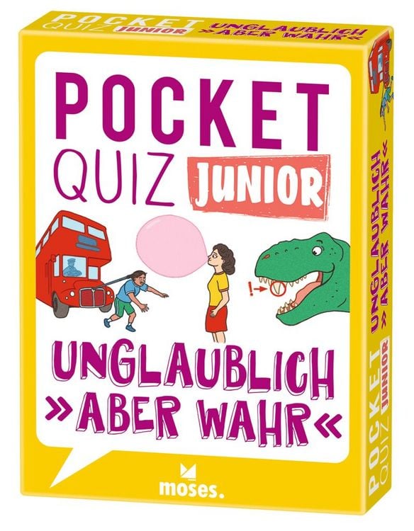 Produktbild: Pocket Quiz junior Unglaublich, aber wahr