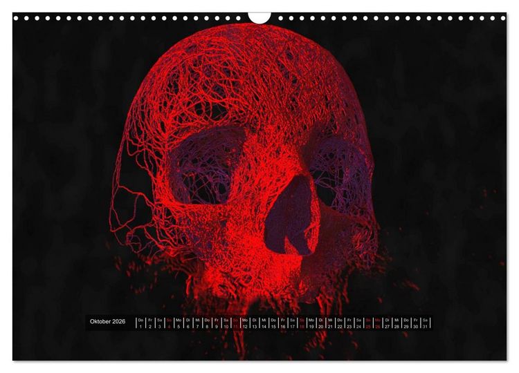 Produktbild: Welten der Nacht &ndash; Gothic und Dark Art (Wandkalender 2026 DIN A3 quer), CALVENDO Monatskalender