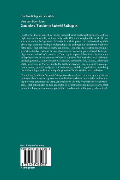 Produktbild: Genomics of Foodborne Bacterial Pathogens