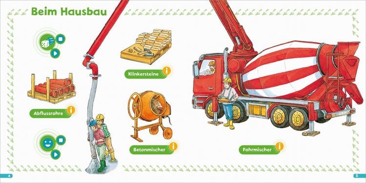 Produktbild: BOOKii&reg; H&ouml;ren und Staunen Mini Baustelle