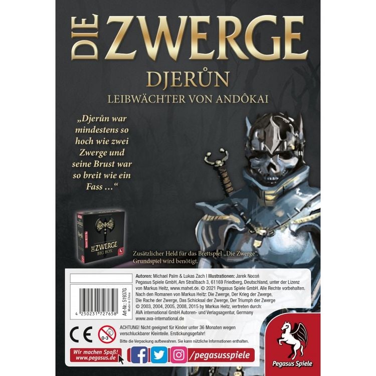 Produktbild: Die Zwerge Charakterpack: Djerun