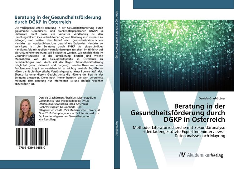 Produktbild: Beratung in der Gesundheitsf&ouml;rderung durch DGKP in &Ouml;sterreich