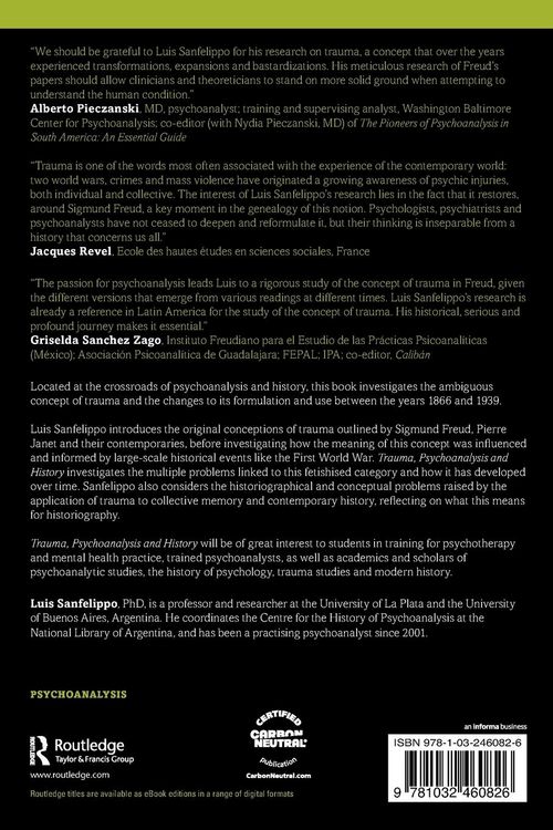 Produktbild: Trauma, Psychoanalysis and History
