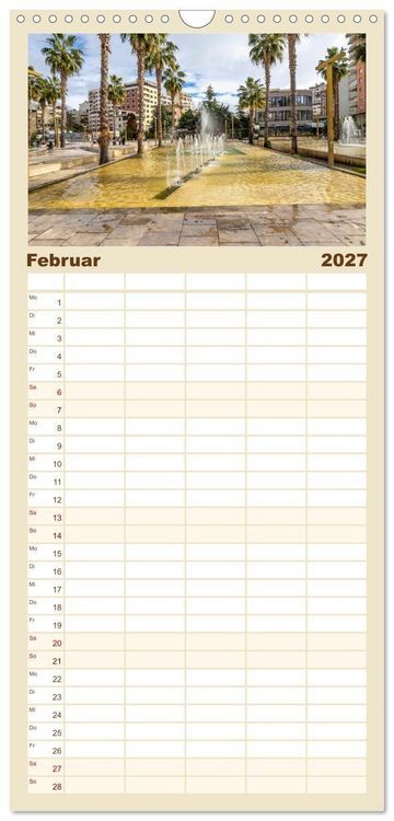 Produktbild: Familienplaner 2027 - Durr&euml;s und Kruja &ndash; Sch&auml;tze Albaniens mit 5 Spalten (Wandkalender, 21 x 45 cm) CALVENDO