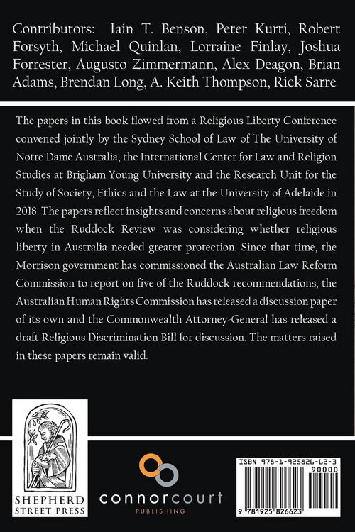 Produktbild: Religious Freedom in Australia - a new Terra Nullius?