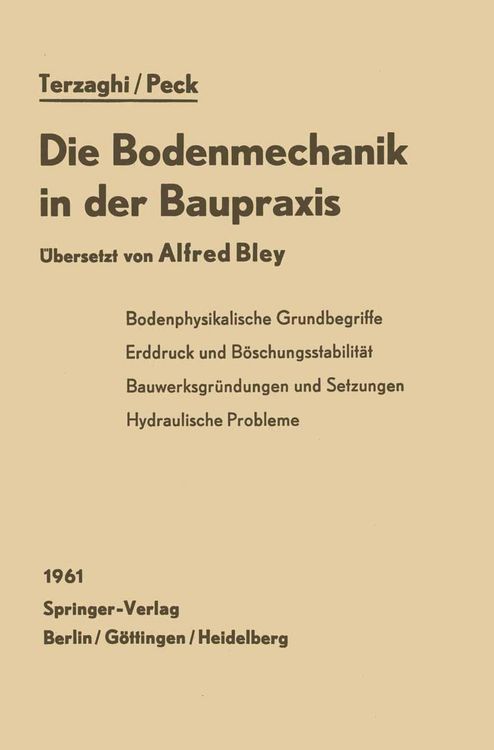 Produktbild: Die Bodenmechanik in der Baupraxis