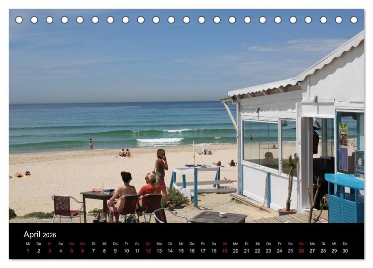 Produktbild: Tarifa - Andalusien (Tischkalender 2026 DIN A5 quer), CALVENDO Monatskalender