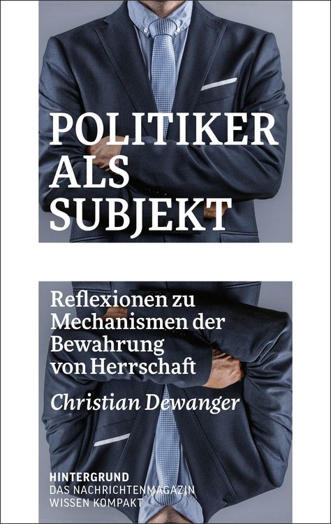 Produktbild: Politiker als Subjekt