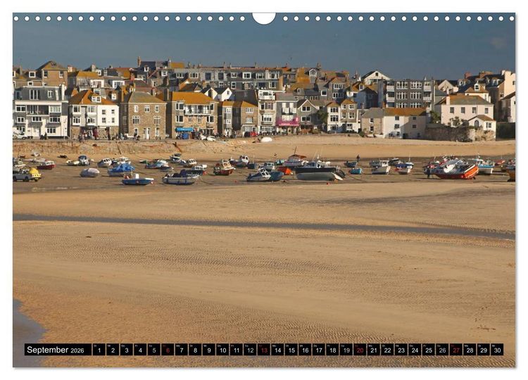Produktbild: Cornwall - Devon Somerset Dorset (Wandkalender 2026 DIN A3 quer), CALVENDO Monatskalender